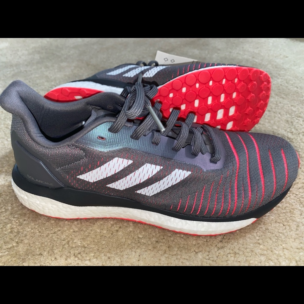 Adidas Solar Drive 'Grey Shock Red'